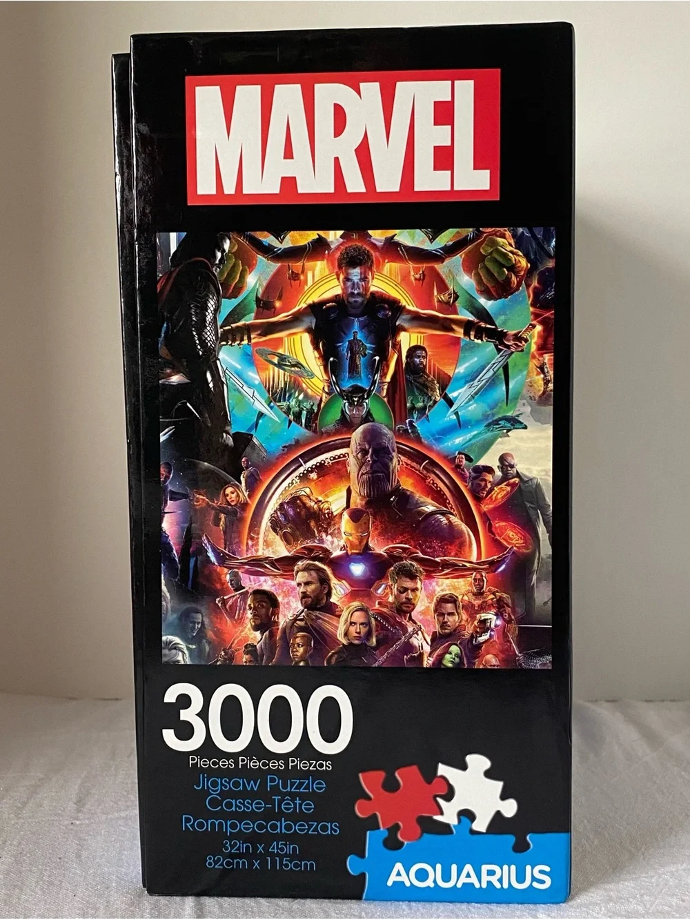 Marvel Cinematic Universe 3000pc Jigsaw Puzzle — Open Box Sealed — Aquarius